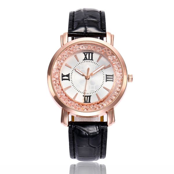

mens watches fashion watch women leather quartz watch for male auto date rose gold shell relogio masculino, Slivery;brown
