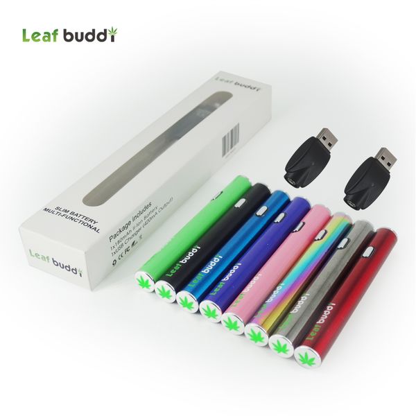 

Leaf Buddi MINI Battery Charger Kit 280mAh with Bottom LED Light Function Variable Voltage Preheat Vape Battery For all Tank