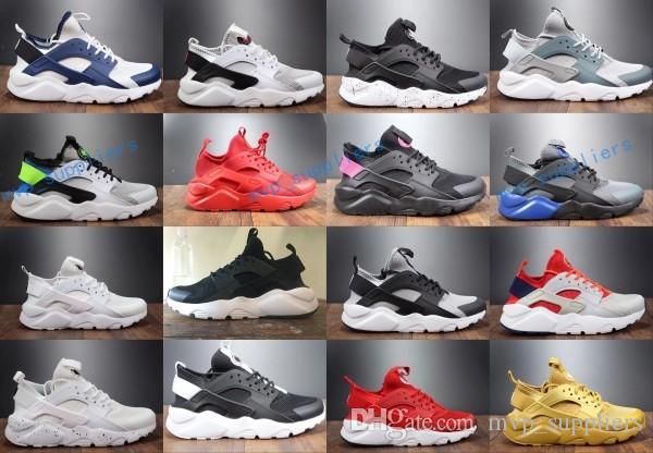 

2017 Air Huarache 4 IV Ultra ID Mens Women Running Shoes Huaraches Weave Customise Run Huraches 2018 Hurache Sport Sneakers Shoe 36-44