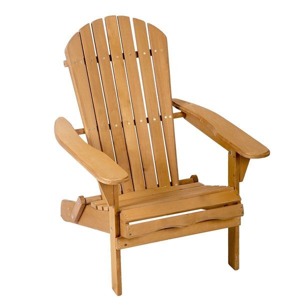 

new outdoor wood adirondack chair garden furniture lawn patio deck seat 2000