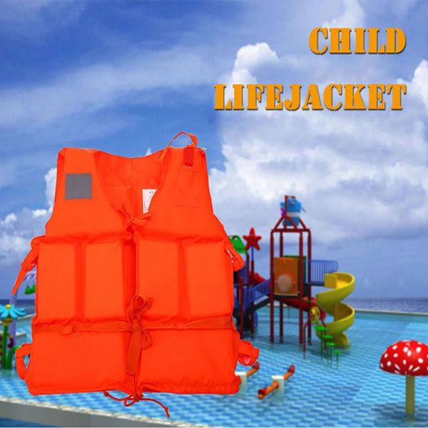 

child survive rescue foam lifejacket life vest for water sports swimming life saving jackets saving vest with whistle