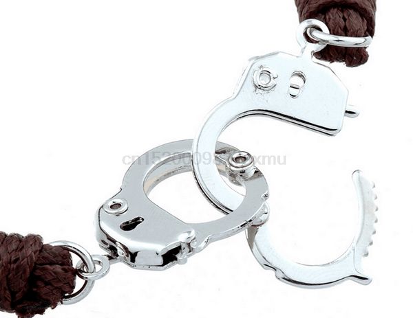 

200pcs handcuffs bracelets bracelet charms woven bracelet men fast shipping for dhl tnt fedex, White