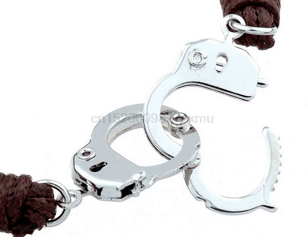 

200pcs handcuffs bracelets bracelet charms woven bracelet men fast shipping for dhl tnt fedex, White