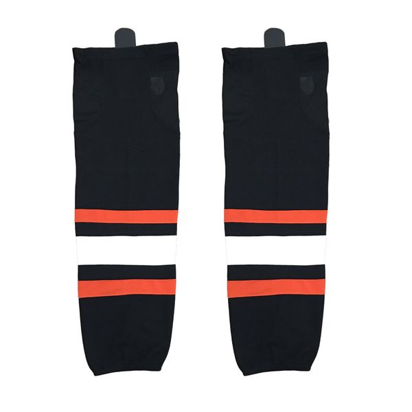 

coldindoor 100% polyester black ice hockey socks shin guards w027