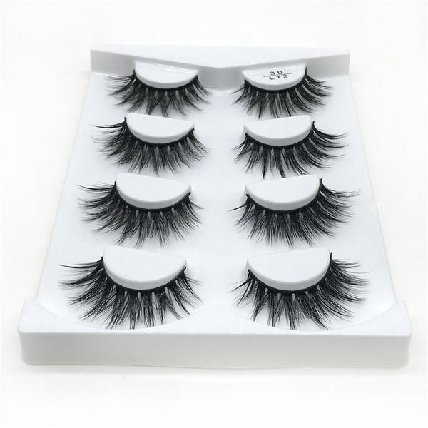 

200 pairs of false eyelashes 100% real water lashes, long suede makeup, false eyelashes natural 3d leeches 1 cm - 1.5 cm extension