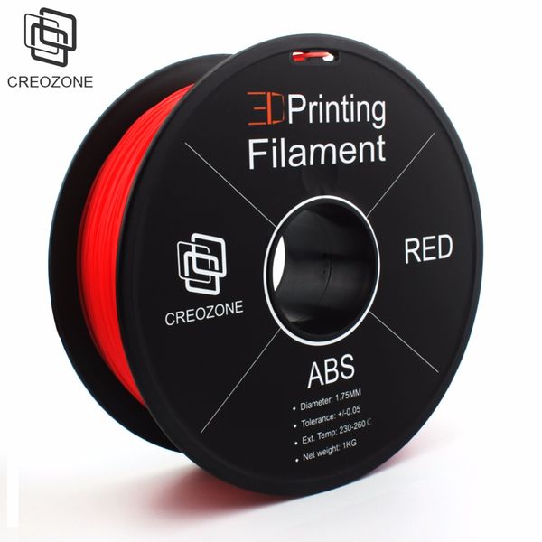 Freeshipping ABS 3D принтер накаливания 1.75 mm 1KG (2.20 LBS) 3D печать накаливания для 3D принтер Красный