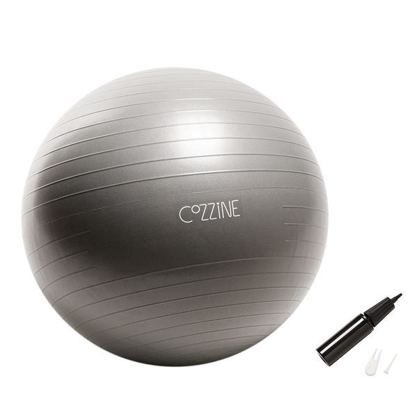 COZZINE Exercício Bola 75 cm Pvc Colorido Exercício Ginásio Yoga Ball Com Bomba De Ar TOPKO venda quente exercício yoga bola