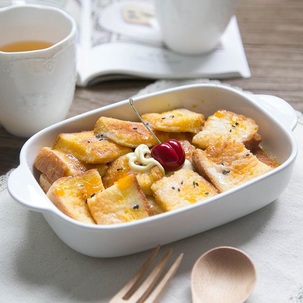 

пользовательские керамическая посуда творческий выпечки прямоугольник микроволновая печь температура ритуал бинауральные формы для выпечки б