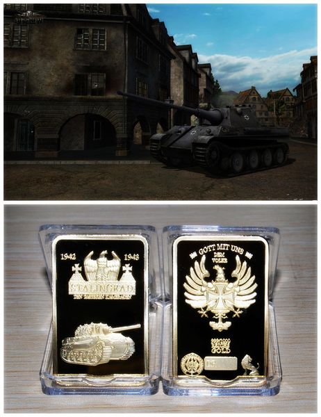 

wwii german germany deutsche reichsbank bar tank 1942 gold bar