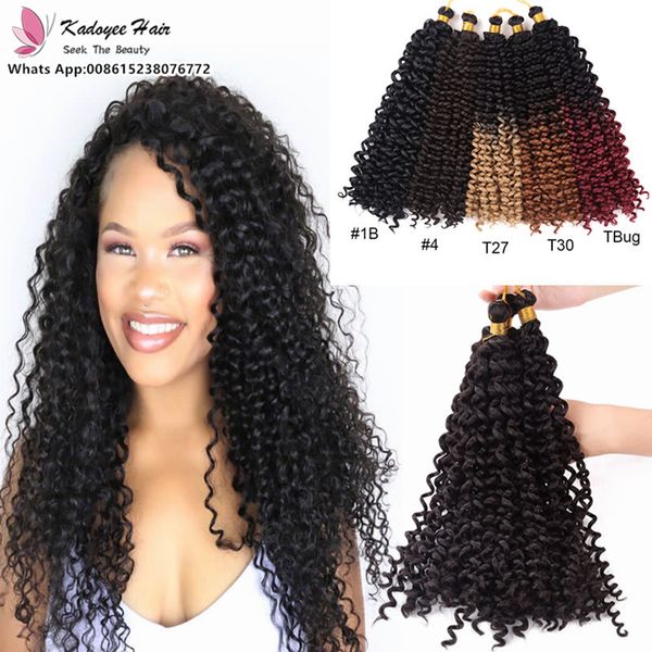 Goddess Synthetic Braiding Hair Kinky Deep Curly Crochet Braids