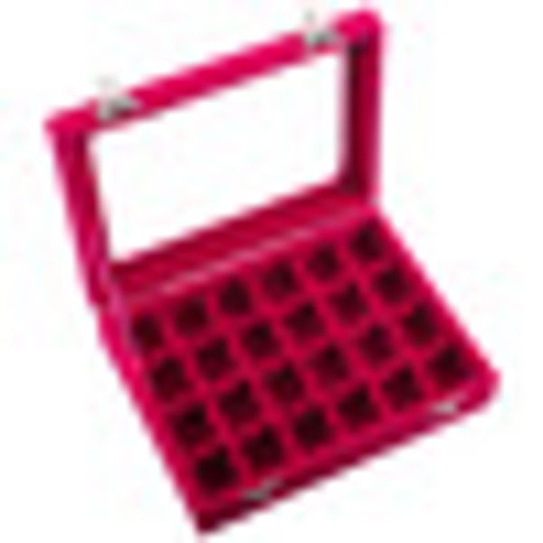 

velvet jewelry cufflinks ring earring display holder storage box organizer tray