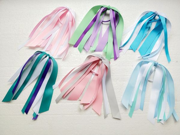 Baby Hair Ties Accessories Girls Korker Bow Ponytail Hair Ribbon