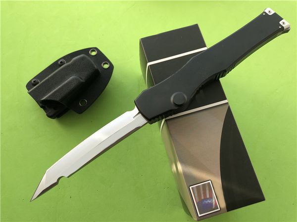 

High End CNC VI 6 Single Action AUTO Tanto Knife Satin D2 Blade EDC Outdoor Tactical Pocket Knives Tool P422F