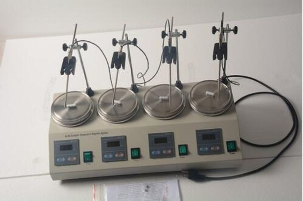 

4 units multi-unit digital thermostatic magnetic stirrer mixer with late