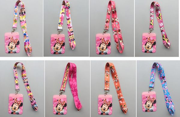 

1pcs cartoon lovely cute lanyard id badge holder neck strap kids gifts, Bronze;silver