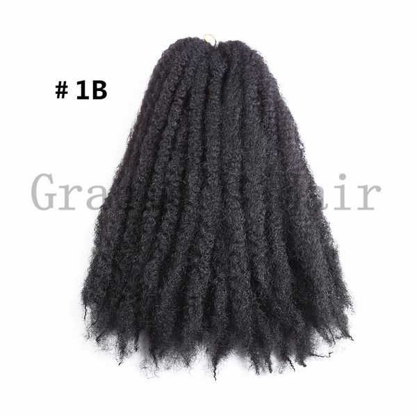 2019 1b 18inch Freetress Hair Extensions Crochet Marley Braid