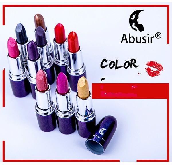 

мода макияж матовый цвет металлик помада увлажняет мечтательный блеск для губ aurora lip glaze 0254