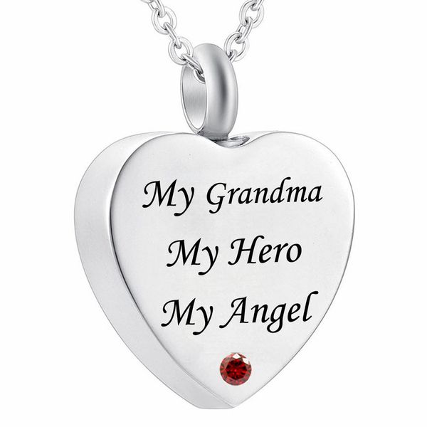 Мой папа мой герой мой ангел кремации украшения для родов хрустальный мемориал урн ожерелье бабушка для подвесной подвесной воронки