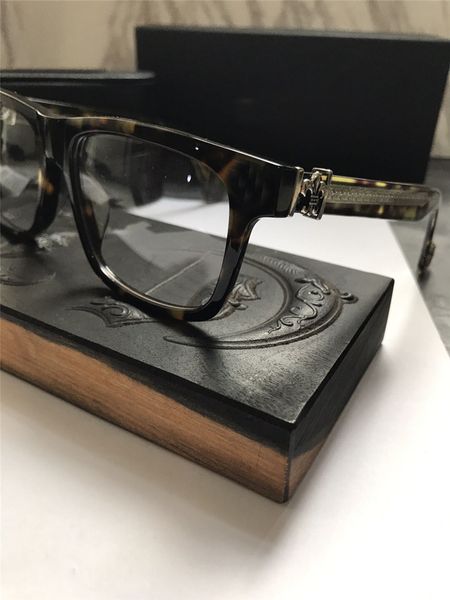 

new vintage eyeglass designer chr glasses prescription steampunk small frame style men brand ransparent lens clear protection eyeweara, Black