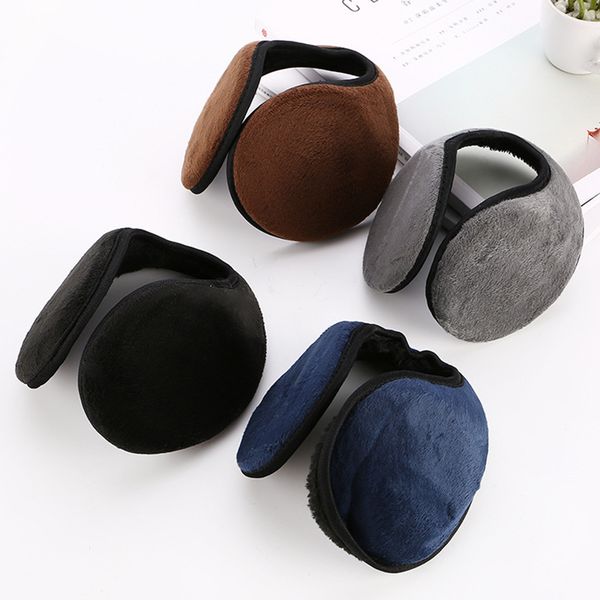 

winter earmuff new men style warmer soft fleece plush ear muff fashion sample women men earlap christmas gift earwarmers, Blue;gray
