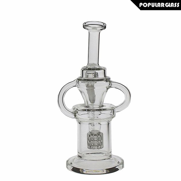 

SAML GLASS 22.5cm высокого стекло Бонг Бонг Incycler Barrel перколатор нефтяные вышки матрица перколатор покуривая водяные затяжки совместного размера 14.4mm PG5012