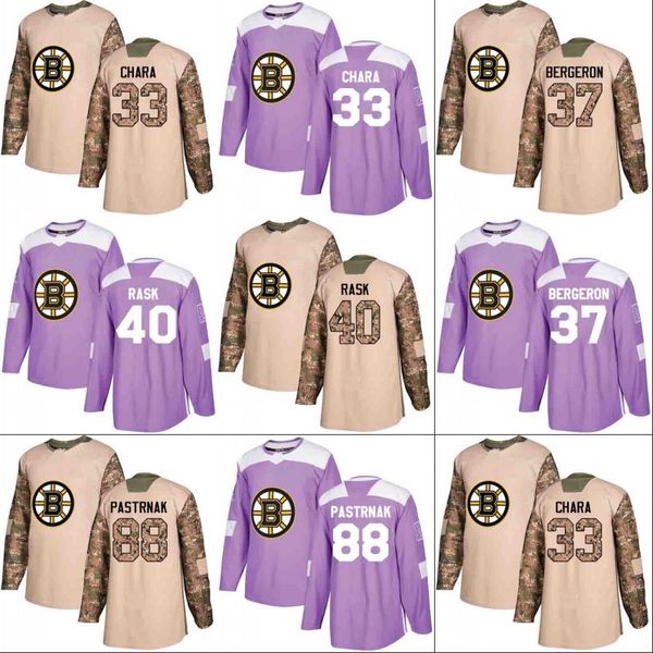 

Boston Bruins Veterans Day Fights Cancer Practice Jersey 37 Patrice Bergeron 40 Tuukka Rask 63 Brad Marchand 88 David Pastrnak Jerseys