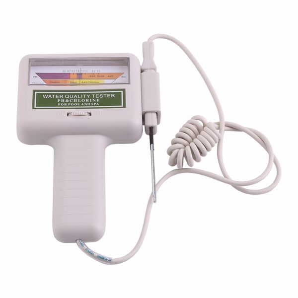 

pc101 ph meter portable measure water quality ph cl2 chlorine tester level meter ph tester for swimming pool spa aquarium ing
