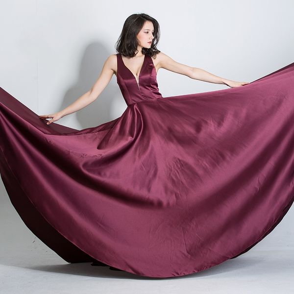 

off shoulder burgundy prom dresses women evening dresses satin formal party dresses plus size prom gowns dh4110, Black