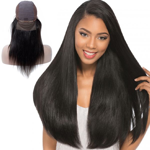 Human Hair Factory Echthaar-Perücken mit gerader Spitze vorne für schwarze Frauen, günstiges Echthaar aus Remy-Echthaar