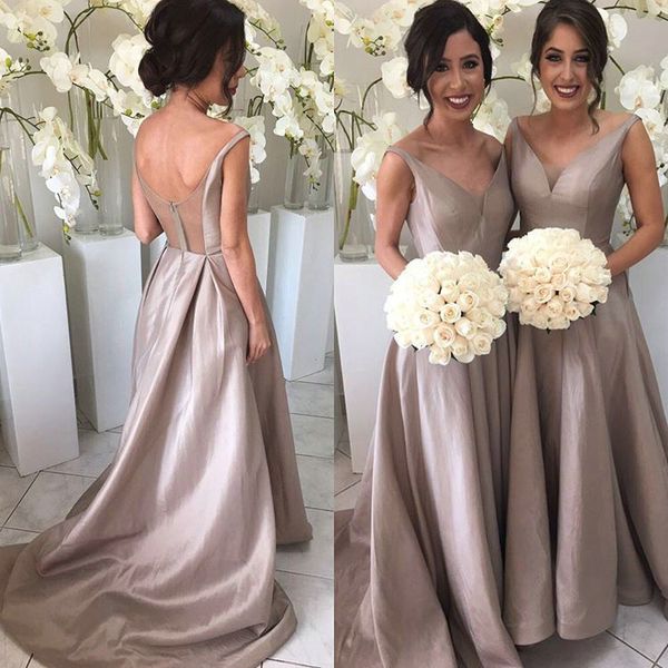 taupe bridesmaid