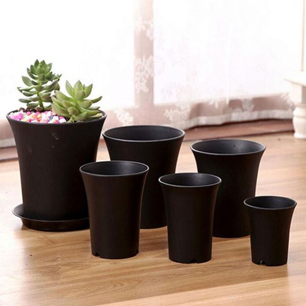 

new fashion dull polish plastic pots for plants cuttings & seedlings 10-pack durable living garden planters ing