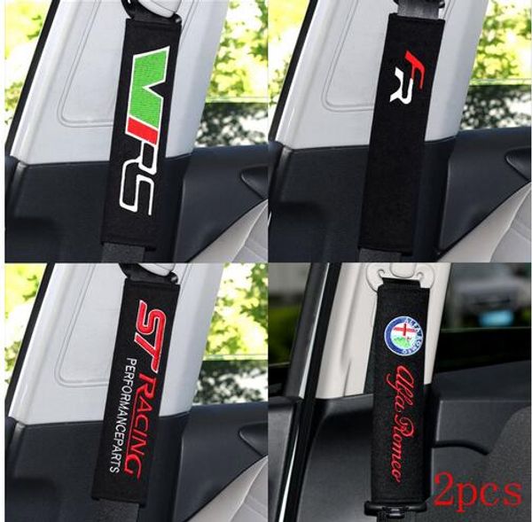 

2pac ремней безопасности автомобиля чехол для Skoda сиденья Леон Форд Фокус Лада Дэу S