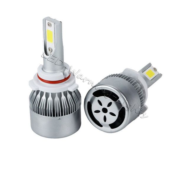 

C6 COB 36W 3600lm светодиодные фары лампы комплект авто фары свет H1 H3 H4 H7 H11 9005/9006 9007 880/881 901