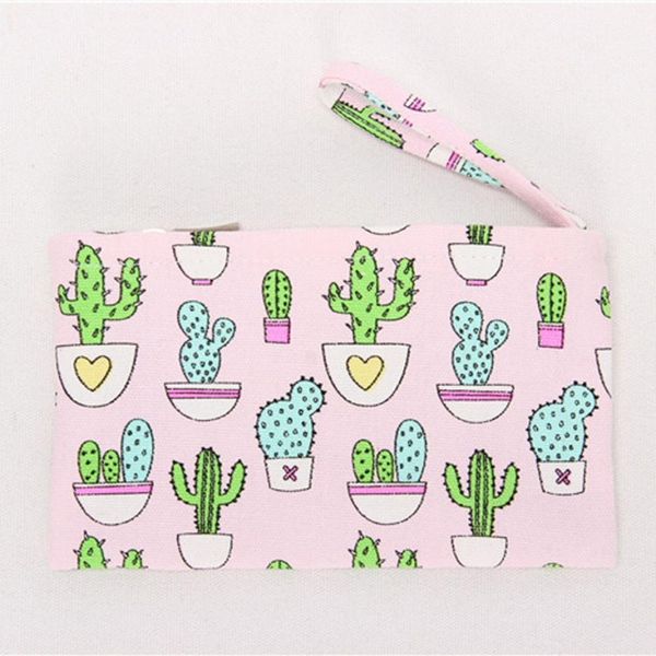 

sleeper #5001 girls cute fashion print coin purse wallet bag change pouch key holder ing, White