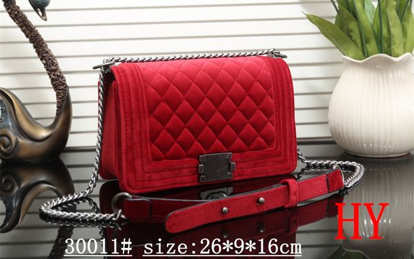 

2018 women chain ingle houlder bag fa hion de igner brand flannelette bag european and american bewitched handbag