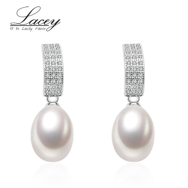 

new fine grade pearl stud earrings,pearl with 925 sterling silver,birthday gift jewelry accessories stud earrings for women, Golden;silver