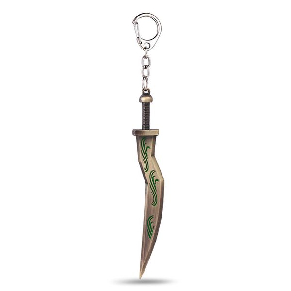 

legends weapons keychain holder souvenir pendant keychain game lol gift chaveiro, Silver
