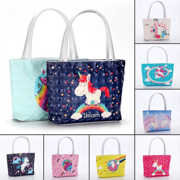 

Hot Fashion Cute Unicorn Styles Womens PU Totes Party Home Useful Handbag Lovely Gifts Free Shipping