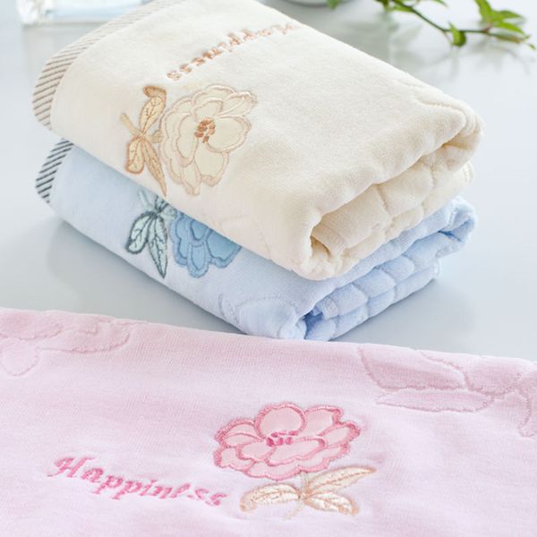 

34*75cm cut floss soft cotton towel home cleaning face bathroom hand hair sports towel for commodity multifunction