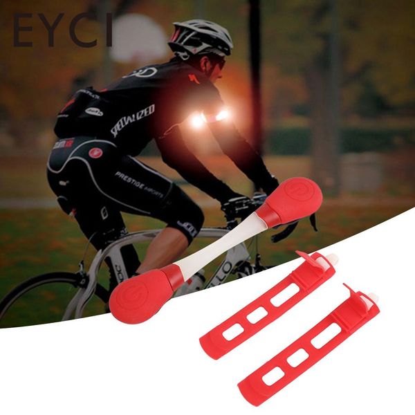 

bike cycling running red led light silicone arm band warning lamp armband
