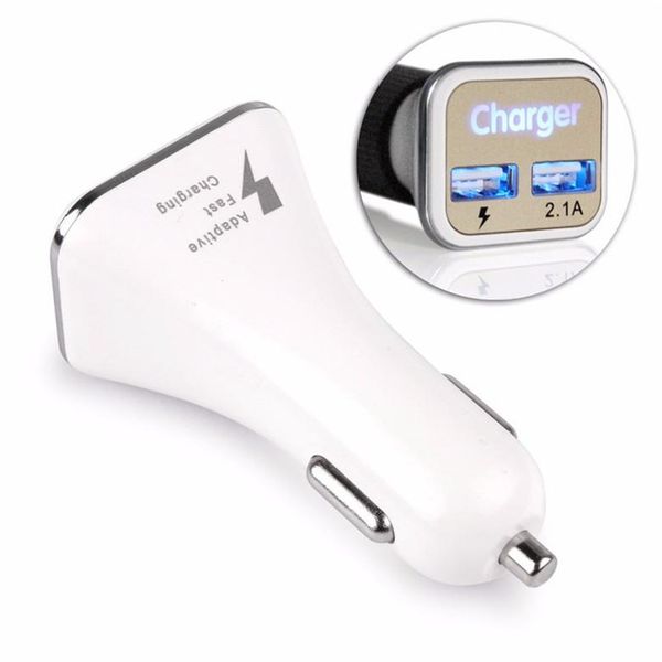 

dual usb adaptive qc2.0 led quick charge super fast car charger for samsung galaxy note 5 s6 s7 edge s8 s8 plug
