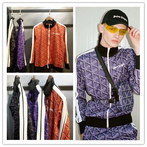 

Autumn jacket palm angel man women the of cotton fa hion hip hop palm angel jacket zipper full letter print jacke