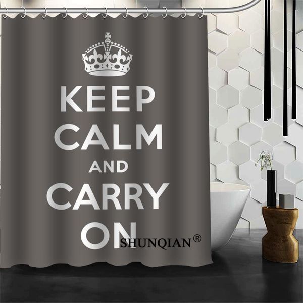 

waterproof bathroom curtains modern keep calm and carry shower curtain polyester bath screens customized curtain