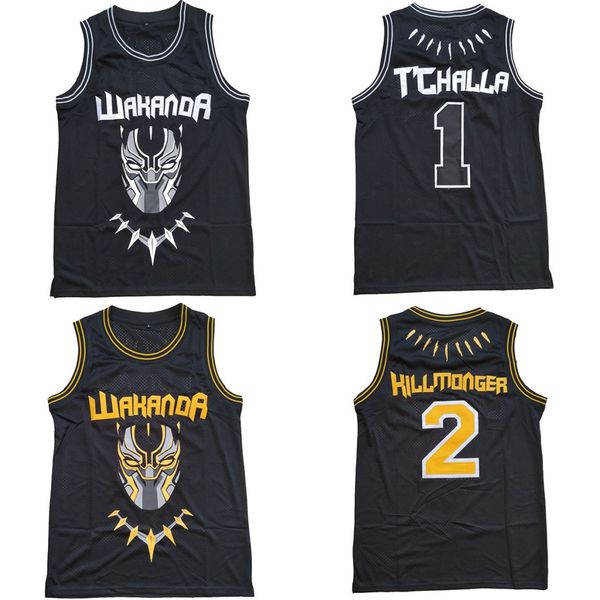 

The black panther erik killmonger jer ey wakanda t 039 challa moive co tume ba ketball jer ey moive jer ey men black fa t hippin