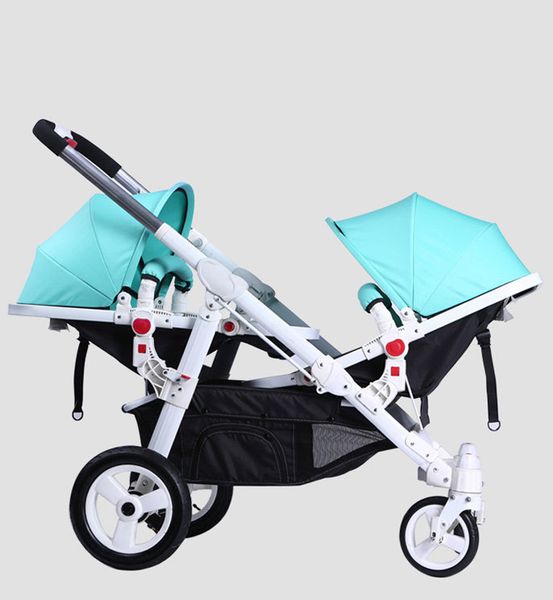 

hk delivery twins baby stroller motherknows twins strollers have many ways combine prams for summer or winter