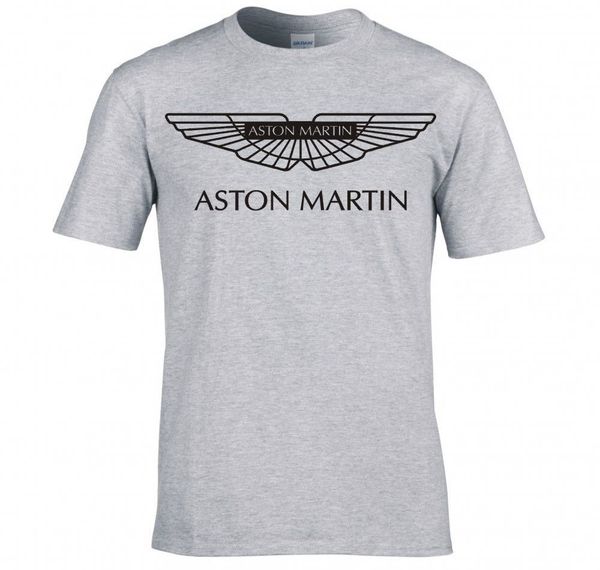 

новый прибыл мужчины футболка Aston Martin логотип футболка мужской топ тройники