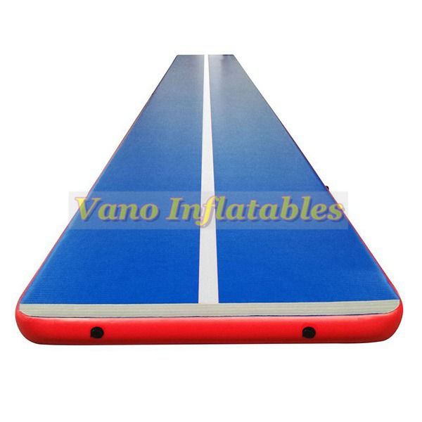 Tumble Track Gymnastiek Air Tumbling Mat Opblaasbaar trainingsbord voor thuisgebruik, wandelen, strand, park en water met pomp