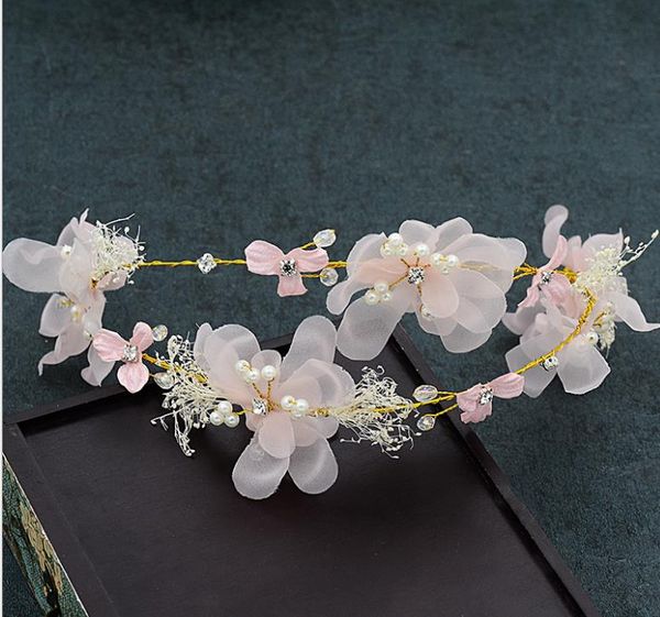 

pink handmade garland, crown wedding dress headwear, super first ladies wedding dress, art accessories, Silver