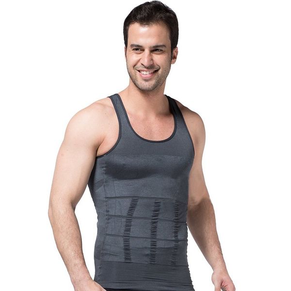 Satin Al Zerobodys Erkekler Icin Vucut Sekillendirici Zayiflama Gomlek Yelek Kilo Kaybi Yag Gri L 29 24 Dhgate Com Da
