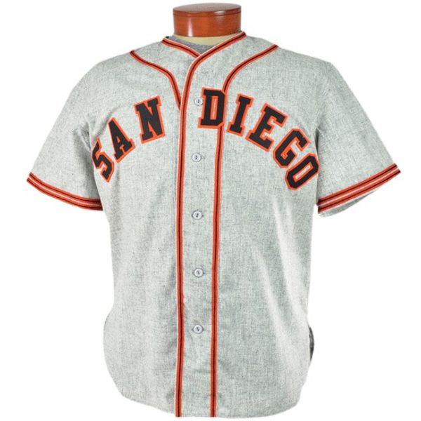 

San Diego 1950 Road Jersey 100% Stitched Embroidery Logos Vintage Baseball Jerseys Custom Any Name Any Number Free Shipping